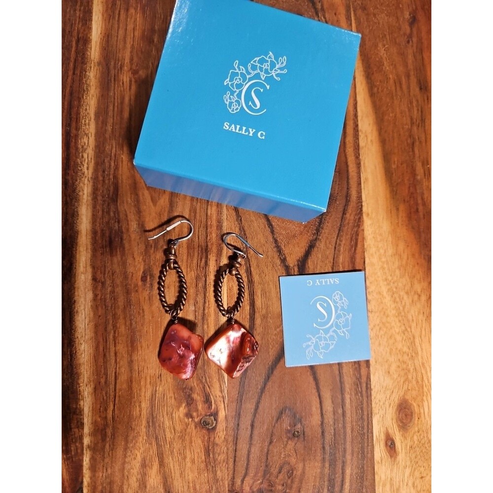 Sally C treasures jewelry earrings Copper & Stone